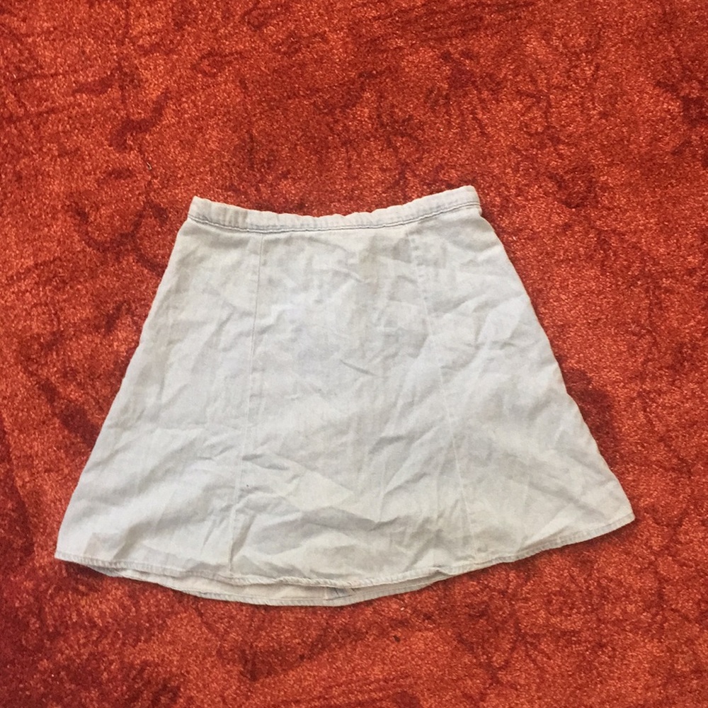 American apparel xs denim skirt